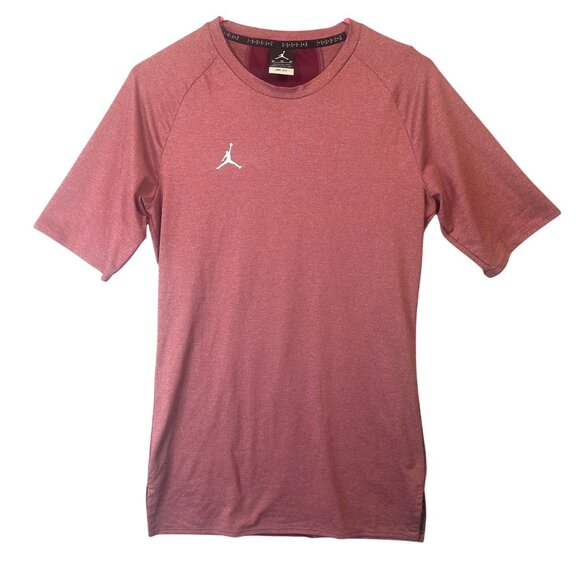 Jordan Brand Dri-Fit Athletic Top Men's Size M Maroon Training Performance GUC - Picture 1 of 12